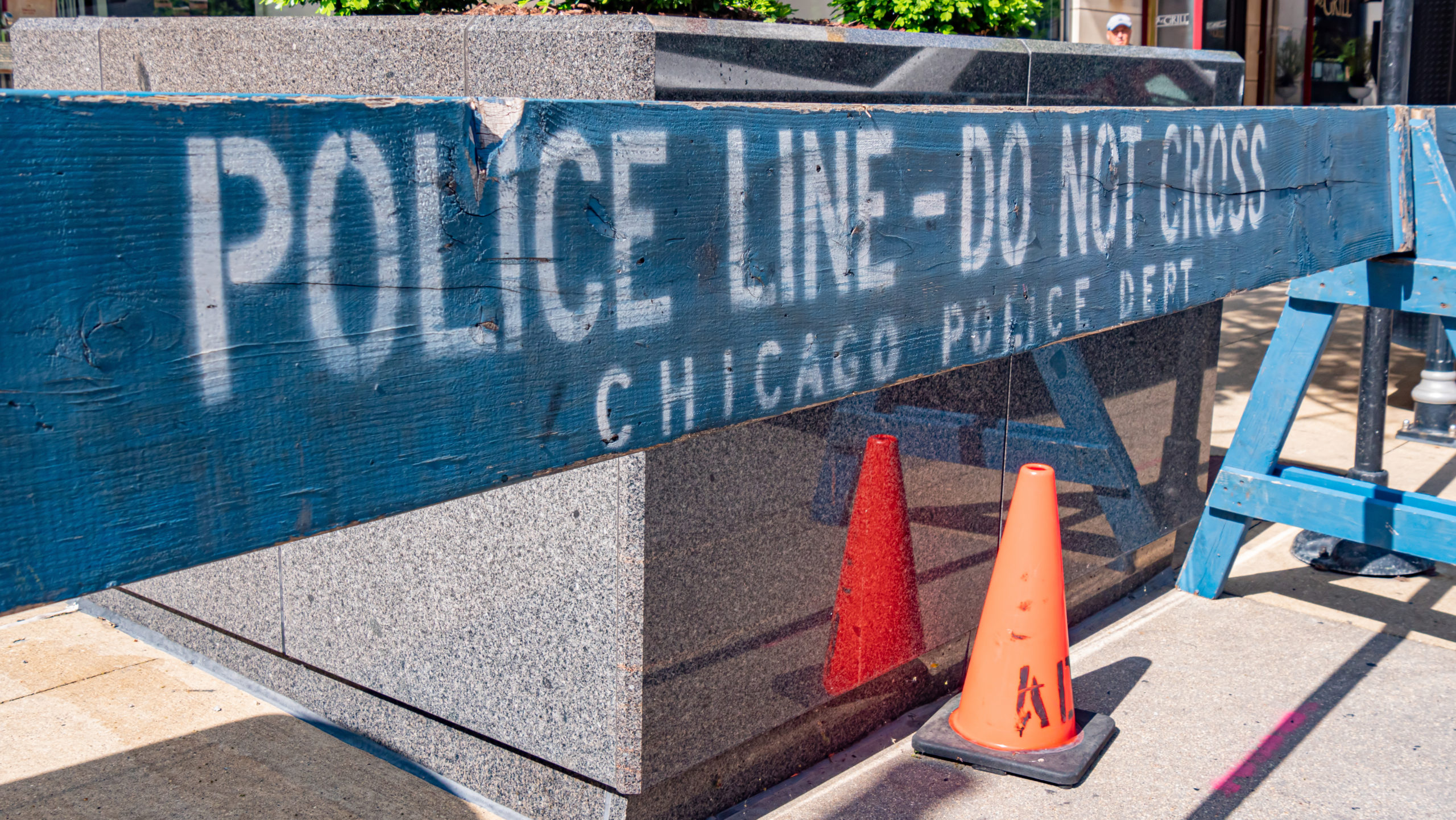 Police,Line,Do,Not,Cross,Barrier,In,Chicago,-,Chicago,